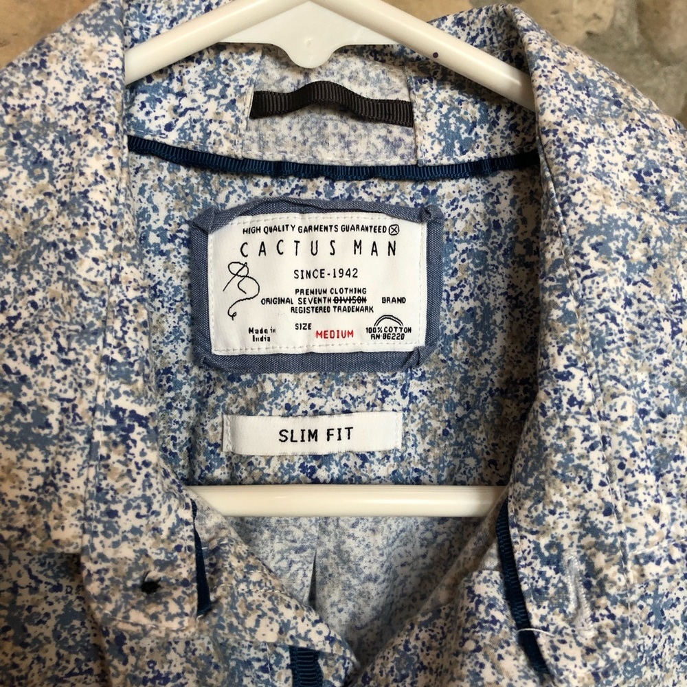 Blue button up - Picture 2 of 4